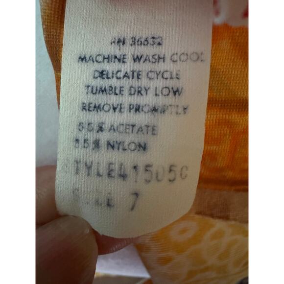 Vintage Jerell of Texas Dress Size 7 70's - Picture 8 of 8